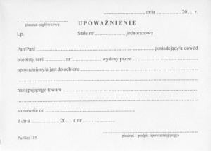 Upoważnienie