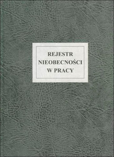 produkt: Rejestr nieobecności w pracy