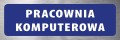 Tabliczka informacyjna na drzwi - PRACOWNIA KOMPUTEROWA
