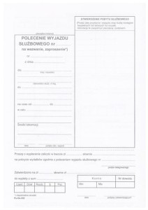 Polecenie wyjazdu służbowego