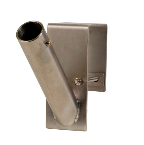 Uchwyt flagowy poręczowy balkonowy ze stali nierdzewnej - pojedynczy