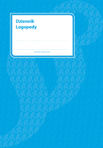 Dziennik Logopedy MEN-DLog/2022