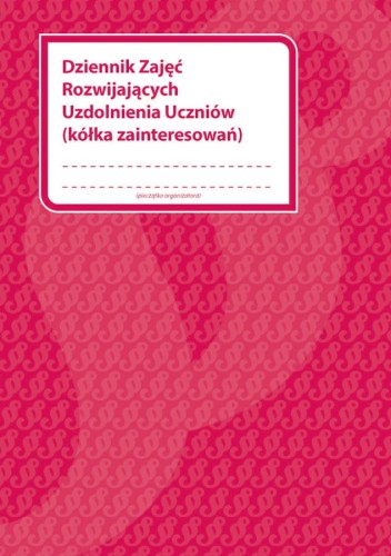 Dziennik Zajęć Rozwijających Uzdolnienia Uczniów (kółka zainteresowań) MEN-DZKZ/2020