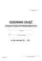 Dziennik Zajęć Dydaktyczno-Wyrównawczych MEN-DZDW/2019