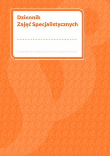 Dziennik Zajęć Specjalistycznych MEN-DZS/2020