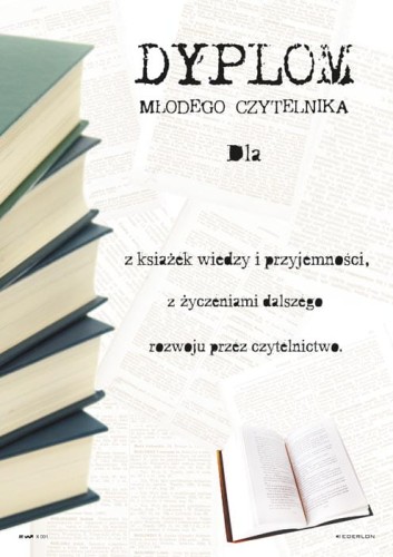 Dyplom młodego czytelnika X001