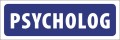 Tabliczka informacyjna na drzwi - PSYCHOLOG
