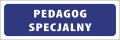 Tabliczka informacyjna na drzwi - PEDAGOG SPECJALNY