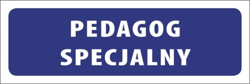 Tabliczka informacyjna na drzwi - PEDAGOG SPECJALNY