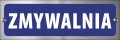 Tabliczka informacyjna na drzwi - ZMYWALNIA
