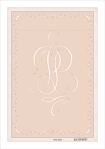 Gilosz świadectwa ukończenia szkoły policealnej (numerowany) z zabezpieczeniami.