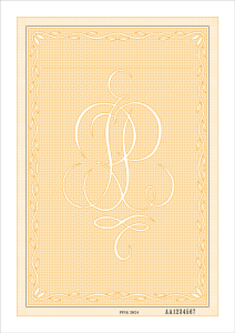 Gilosz świadectwa ukończenia szkoły branżowej I stopnia (numerowany) z zabezpieczeniami.