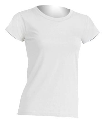 Koszulka damska (t-shirt) z krótkim rękawem - REGULAR COMFORT LADY - kolor biały (WHITE).