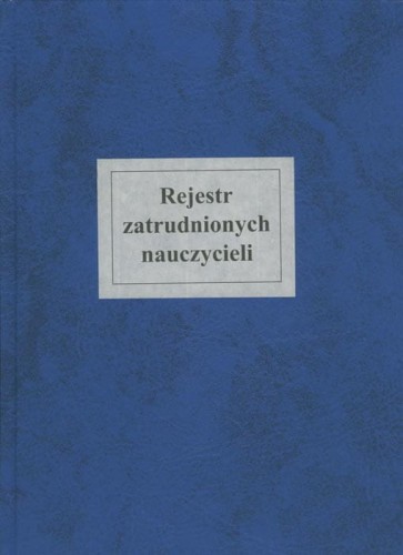 Rejestr zatrudnionych nauczycieli