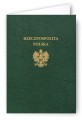 Rzeczpospolita Polska - Okładka Quasi "złocona skóropodobna" z kartonu DB007 - kolor zielony