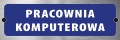 Tabliczka informacyjna na drzwi - PRACOWNIA KOMPUTEROWA