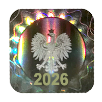 Hologram do przedłużania ważności e-Legitymacji Szkolnej - rok 2026 - 10 szt.