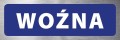 Tabliczka informacyjna na drzwi - WOŹNA