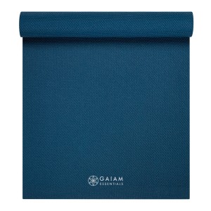 GAIAM ESSENTIALS MATA DO JOGI 6 MM Z PASKIEM NAVY 63314