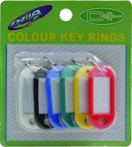 BRELOK DO KLUCZY 6szt