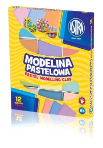 Modelina pastelowa Astra 12 kolorów