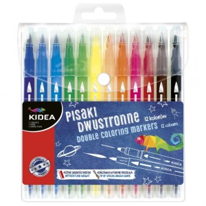 PISAKI DWUSTRONNE A 12 KOLORÓW KIDEA