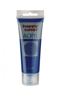 Farba akrylowa 75ml, granatowy, Happy Color