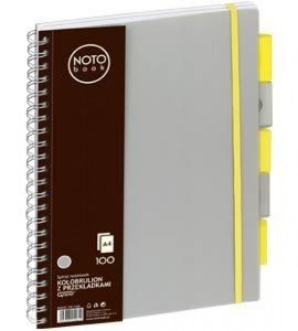 Kołobrulion Grand NOTO Book A4 100 szary