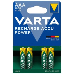 Akumulatorki VARTA Recharge Accu Power AAA 1000 mAh Bli4