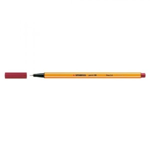 CIENKOPIS POINT CIEMNY CZERWONY 88/50