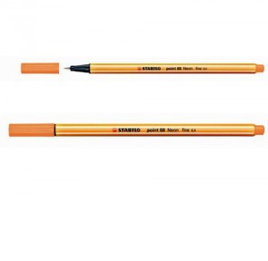 CIENKOPIS STABILO POINT 88. NEONOWY POMARAŃCZOWY 88/054