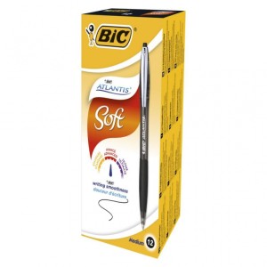 BIC Atlantis Soft Długopis czarny 1 szt