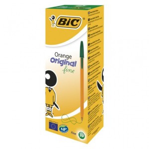 BIC Orange Original Fine Długopis zielony 1 szt