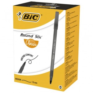 BIC Round Stic Classic Długopis czarny 1 szt