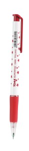 DŁUGOPIS W GWIAZDKI AUTOMAT SUPERFINE 069 CZERWONY