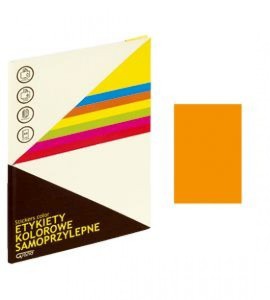 ETYKIETA SAMOPRZYLEPNA GRAND 065 A4 POMARAŃCZ