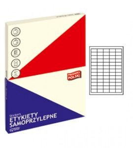 ETYKIETY SAMOPRZYLEPNE GRAND 001 BIAŁE 38x21,2