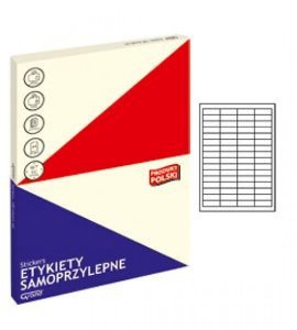 ETYKIETY SAMOPRZYLEPNE GRAND 002 BIAŁE 48,5x16,9
