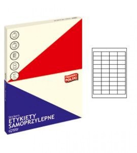 ETYKIETY SAMOPRZYLEPNE GRAND 003 BIAŁE 48,5x25,4