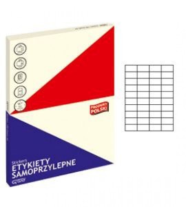 ETYKIETY SAMOPRZYLEPNE GRAND 005 BIAŁE 52,5x29,7
