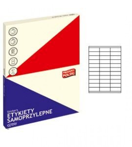 ETYKIETY SAMOPRZYLEPNE GRAND 008 BIALE 70x25,4
