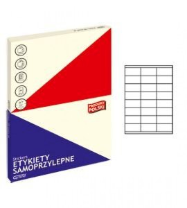 ETYKIETY SAMOPRZYLEPNE GRAND 013 BIAŁE 70x36