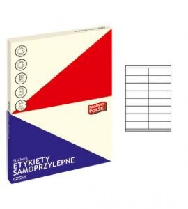 ETYKIETY SAMOPRZYLEPNE GRAND 021 BIAŁE 105x33,8