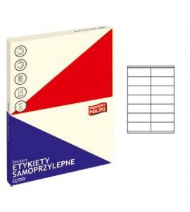ETYKIETY SAMOPRZYLEPNE GRAND 024 BIAŁE 105x41