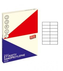ETYKIETY SAMOPRZYLEPNE GRAND 025 BIAŁE 105x42,3