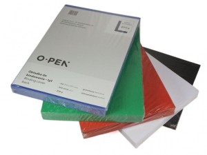 KARTON OKŁADKA DO BINDOWANIA TYŁ 100szt CZARNE