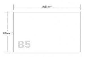 KOPERTA B5 176x250 SK BIAŁA 500szt