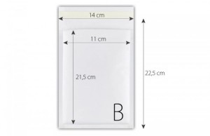 KOPERTA BĄBELKOWA B12 BIAŁA /10szt/