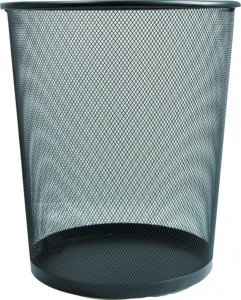 KOSZ METALOWY CZARNY