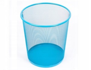 KOSZ METALOWY JASNONIEBIESKI